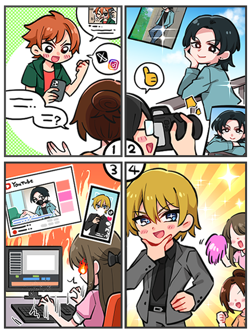 4コマ漫画